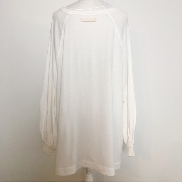 NWT FREE PEOPLE She’s Everything LS Solid in White Size Medium - Picture 5 of 14
